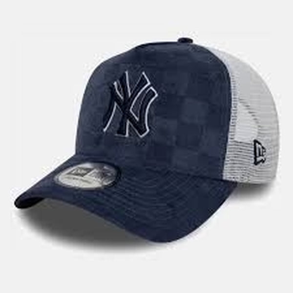 GORRA NEW ERA NEW YORK YANKEES 9 FORTY AZUL CON BLANCO LOGO AZUL TIPO TRUCKER