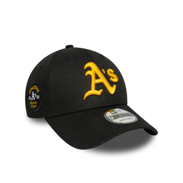 GORRA NEW ERA OAKLAND ATHLETICS 9 FORTY NEGRA LOGO AMARILLO