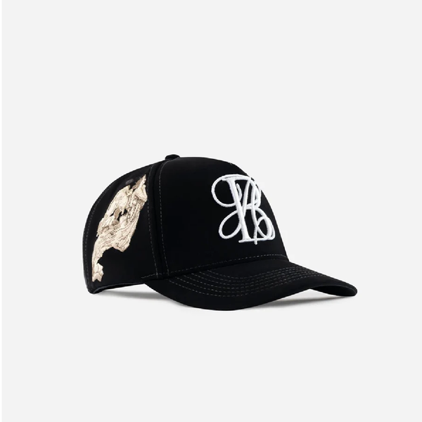 GORRA BULLISH NEGRA LOGO BLANCO LAAGON