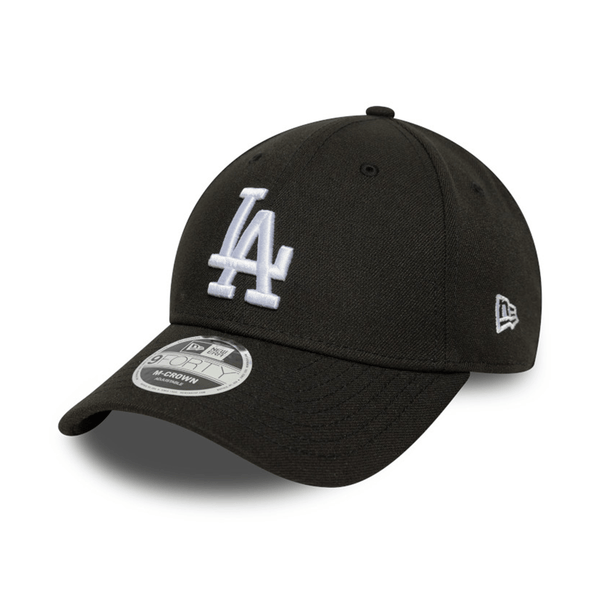 GORRA NEW ERA LOS ANGELES DODGERS 9FORTY NEGRA LOGO BLANCO