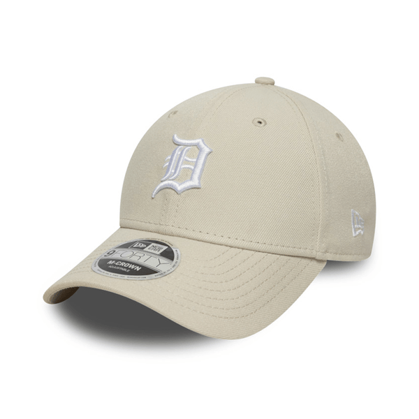 GORRA NEW ERA DETROIT TIGERS 9FORTY BEIGE LOGO BLANCO