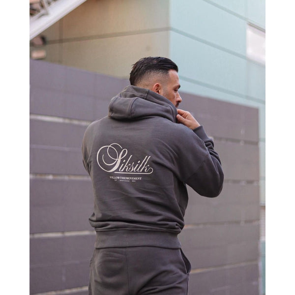 BUZO SIKSILK GRIS/BEIGE OVERSIZE TALLA L