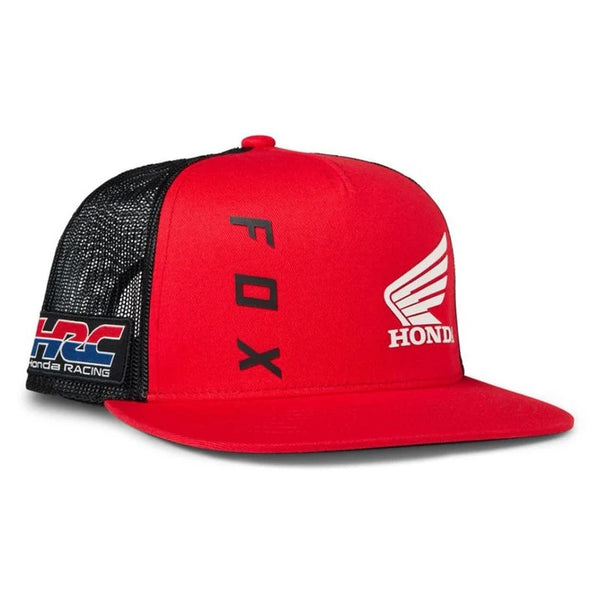 GORRA FOX HONDA ROJA PLANA TRUCKER