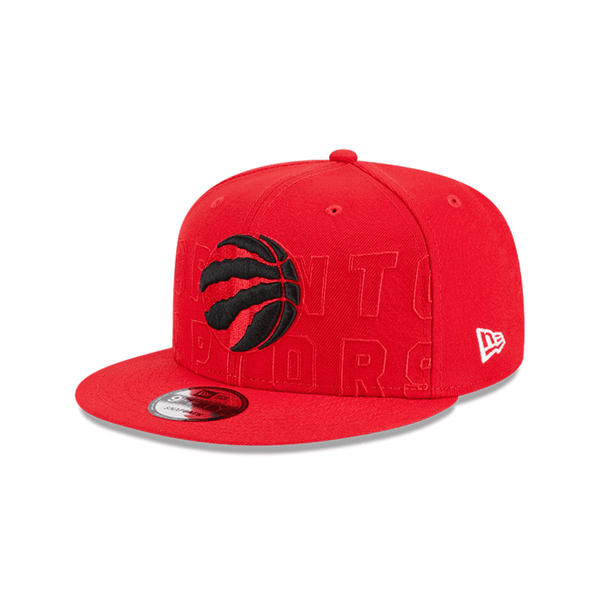 GORRA NEW ERA TORONTO RAPTORS 9FIFTY ROJA LOGO NEGRO