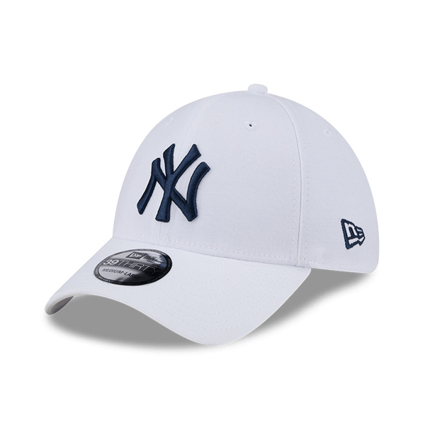 GORRA NEW ERA NEW YORK YANKEES 39THIRTY TALLA S/M BLANCA LOGO AZUL