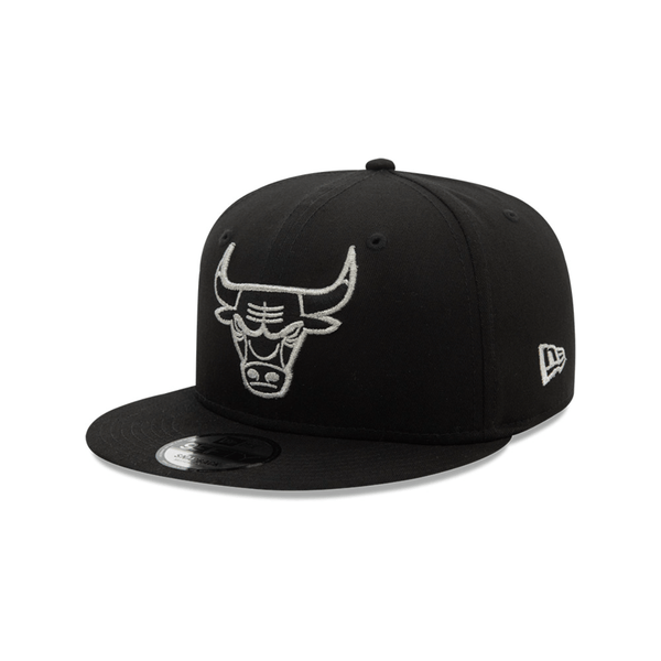GORRA NEW ERA CHICAGO BULLS 9 FIFTY M/L NEGRA LOGO GRIS