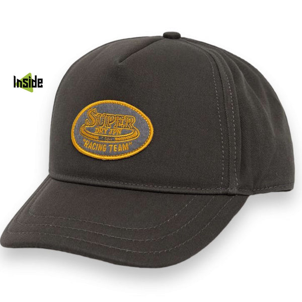 GORRA SUPERDRYVINTAGR GRAPHI VERDE MILITAR LOGO AMARILLO