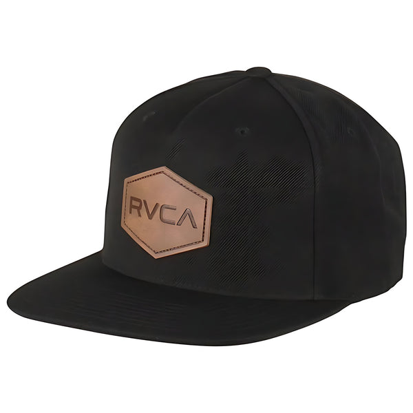 GORRA RVCA PLANA NEGRA COMMONWEALTH BLACK U