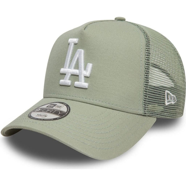GORRA NEW ERA LOS ANGELES DODGERS 9FOFTY VERDE CLARO LOGO BLANCO TIPO TRUCKER