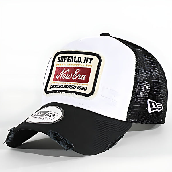 GORRA NEW ERA 9 FORTY BLANCA LOGO NEW ERA TIPO TRUCKER