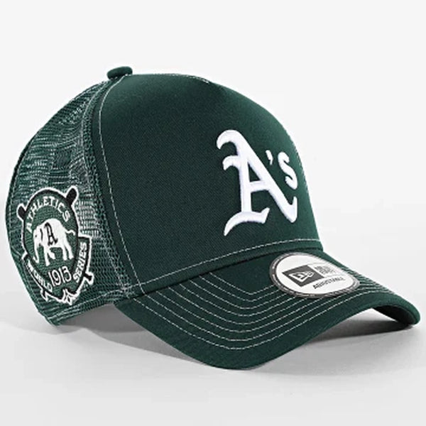 GORRA NEW ERA OAKLAND ATHLETICS 9 FORTY VERDE BORDADO BLANCO LOGO BLANCO