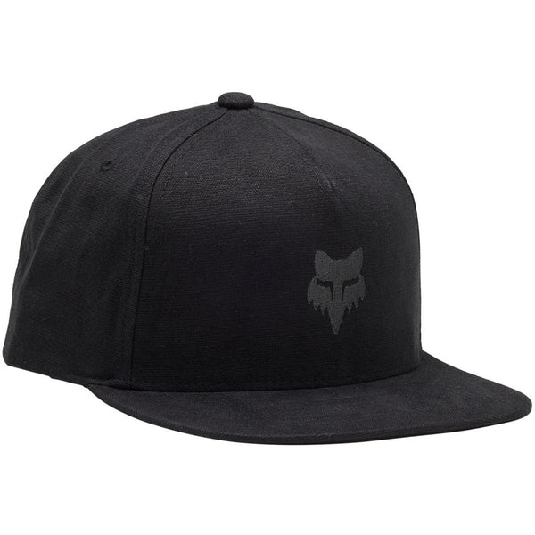 GORRA FOX NEGRA PLANA SNAPBACKHEAD SNAPBACK HAT